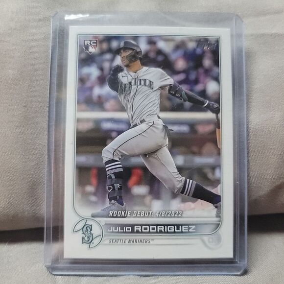 Seatle Mariners Julio Rodriguez 2022 Topps Update series rookie card RC #US97 - Picture 1 of 8